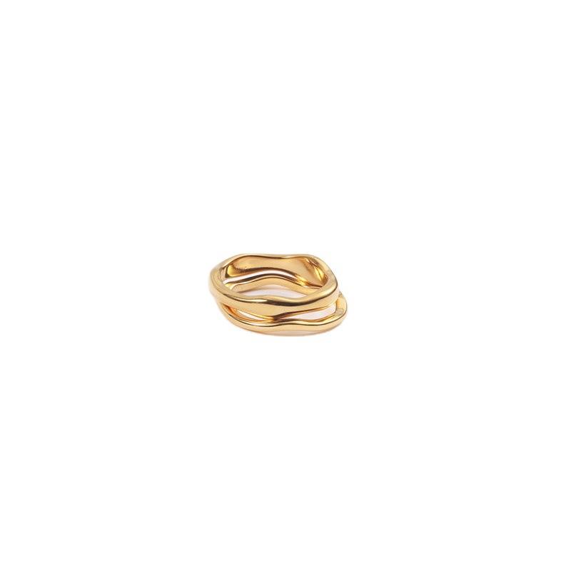 Anillo Bandas Logo Tricolor  | Bisutería Mujer Accesorios Bisutería