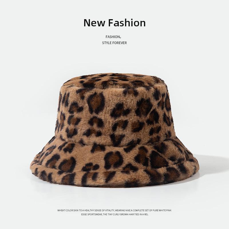 Bucket Pelo Animal Print  | Gorros Y Gorras Mujer Accesorios Gorros Y Gorras