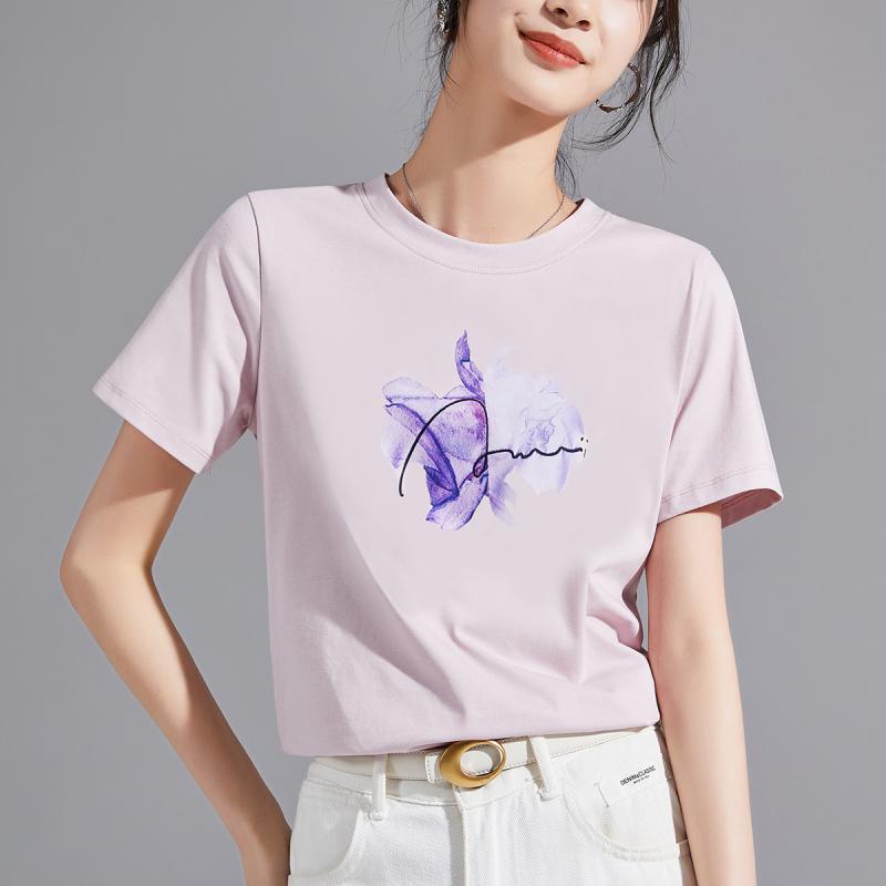 Camiseta Recta Logo Blanca  | Camisetas Mujer Camisetas Camisetas