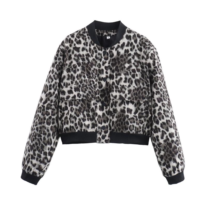 Chaqueta Efecto Piel Animal Print  | Cazadoras Y Blazers Mujer Cazadoras Y Blazers Cazadoras Y Blazers