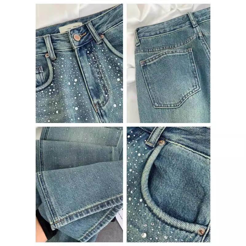 Jeans 90'S Wide Brillo  | Jeans Mujer Jeans Azul