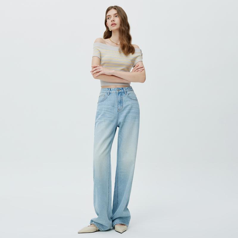 Jeans Baggy Balloon  | Jeans Mujer Jeans Azul lavado