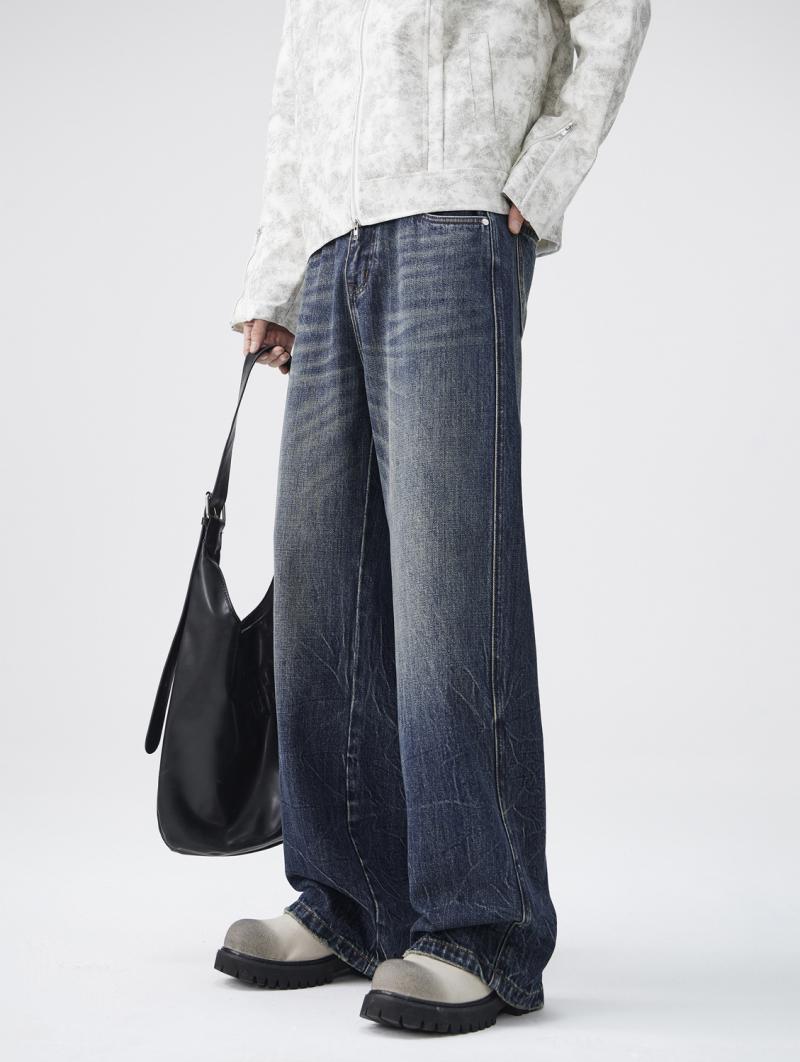 Jeans Baggy Bordado  | Jeans Mujer Jeans Azul