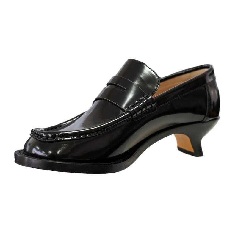 Mocasín Piel Brillo Negro  | Mocasines Mujer Mocasines Mocasines