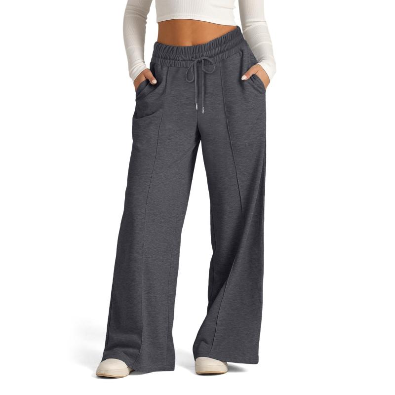 Pantalón Wide Leg Soft Touch  | Pantalones Mujer Mujer Marino