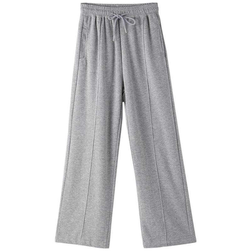 Pantalón Wide Leg Soft Touch  | Pantalones Mujer Mujer Gris oscuro