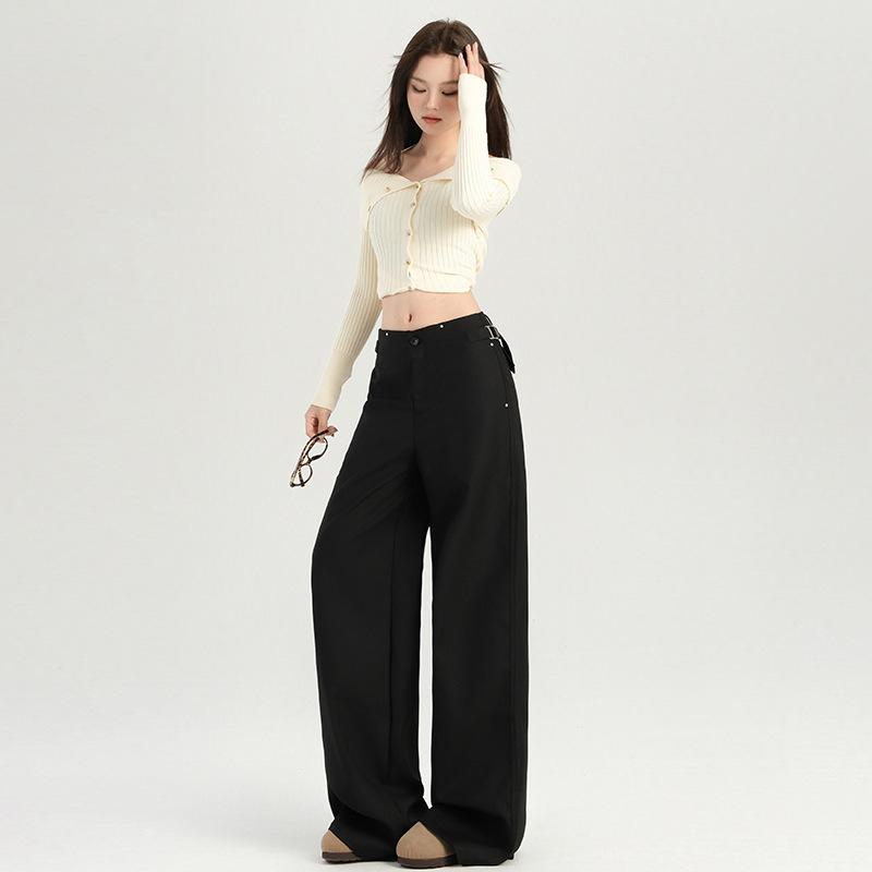 Pantalón Wide Leg Tailoring  | Pantalones Mujer Mujer Mujer