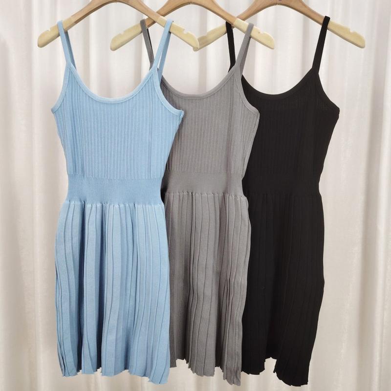 Vestido Mini Pliegues  | Vestidos Y Monos Mujer Mujer Mujer